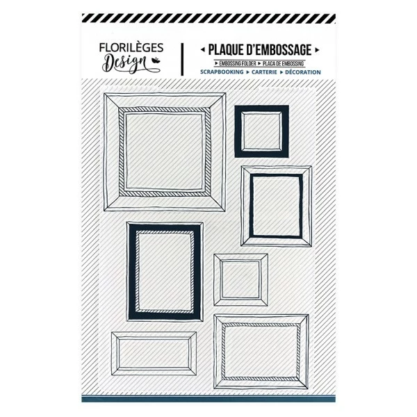 Florilèges Design Plaque D'embossage MUR DE CADRES 1 Florilèges Design Plaque D'embossage MUR DE CADRES