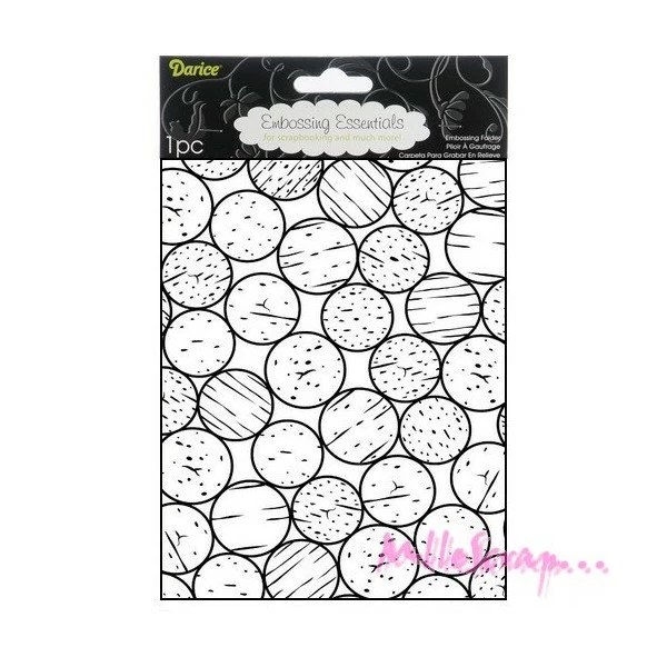 Plaque Embossage Darice - 1 Pièce 1 Plaque Embossage Darice - 1 Pièce