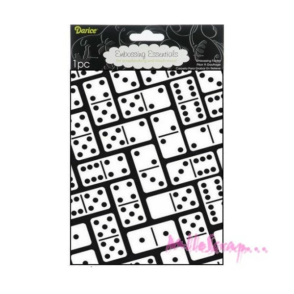 Plaque Embossage Darice - 1 Pièce 1 Plaque Embossage Darice - 1 Pièce
