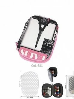 MDC Pochette à Couture 16x12cm Paris Rose