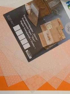 Heyda Pochette De 10 Feuilles De Calque Avec Des Quantités D'étoiles, Scrapbooking