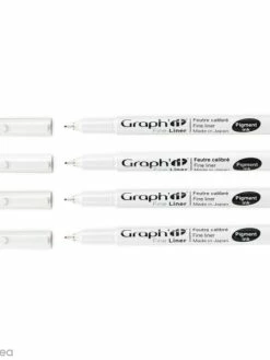 Pochette De 4 Feutres Fins Basiques - Graph'it Fine Liner -V-Zug shop pochette de 4 feutres fins basiques graphit fine liner p 3