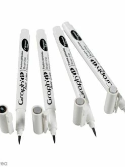 Pochette De 4 Feutres Pinceaux Gris/noir - Graph'it Brush Liner 8 Pochette De 4 Feutres Pinceaux Gris/noir - Graph'it Brush Liner -V-Zug shop pochette de 4 feutres pinceaux grisnoir graphit brush liner p 4