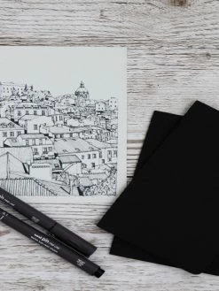 POSCA Pochette Feutres Techniques - Pointe Calibrée De 0,1 à 0,7 Mm - Noir Et Gris - 5 Pcs -V-Zug shop pochette feutres techniques pointe calibree de 01 a 07 mm noir et gris 5 pcs p 4