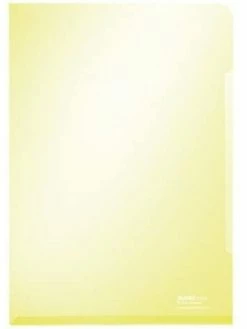 Leitz Pochettes Coin "Super Premium" - A4 - Lisses - Jaune