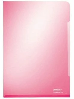 Leitz Pochettes Coin "Super Premium" - A4 - Lisses - Rouge