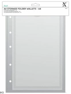 Docrafts Xcut Pochettes De Rangement Xcut A4 - A4 - 5 Pcs