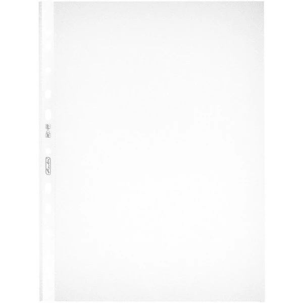 Herlitz Pochettes Perforées - A4 - Grainées - 0,042 Mm - Par 100 1 Herlitz Pochettes Perforées - A4 - Grainées - 0,042 Mm - Par 100