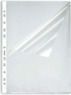 Herlitz Pochettes Perforées - A4 - Grainées - 0,055 Mm - Par 10