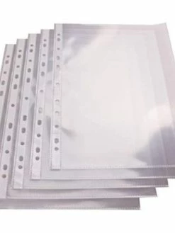 ProOFFICE Pochettes Perforées - A4 - Lisses - 0,06 Mm - Par 100