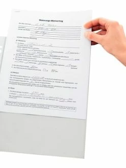 Leitz Pochettes Perforées - A4 - Lisses - 0,08 Mm - Par 100