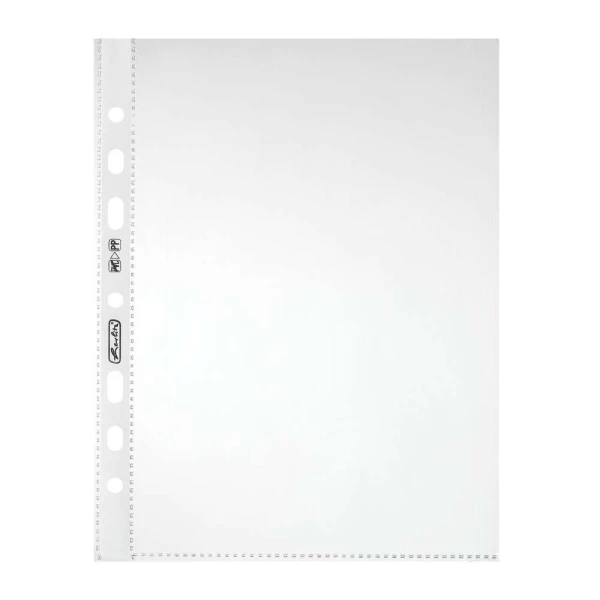 Herlitz Pochettes Perforées - A5 - Lisses - Par 25 1 Herlitz Pochettes Perforées - A5 - Lisses - Par 25