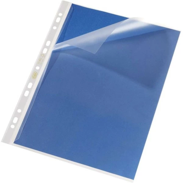 Oxford Pochettes Perforées Avec Rabat, A4 - Grainées - Par 100 1 Oxford Pochettes Perforées Avec Rabat, A4 - Grainées - Par 100