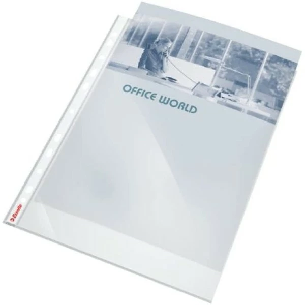 Esselte Pochettes Perforées Standard - A4 - Lisses - Par 50 1 Esselte Pochettes Perforées Standard - A4 - Lisses - Par 50