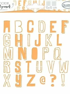 Aladine Pochoir Alphabet