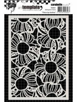 Pochoir Art Template Fleurs - Carabelle Studio