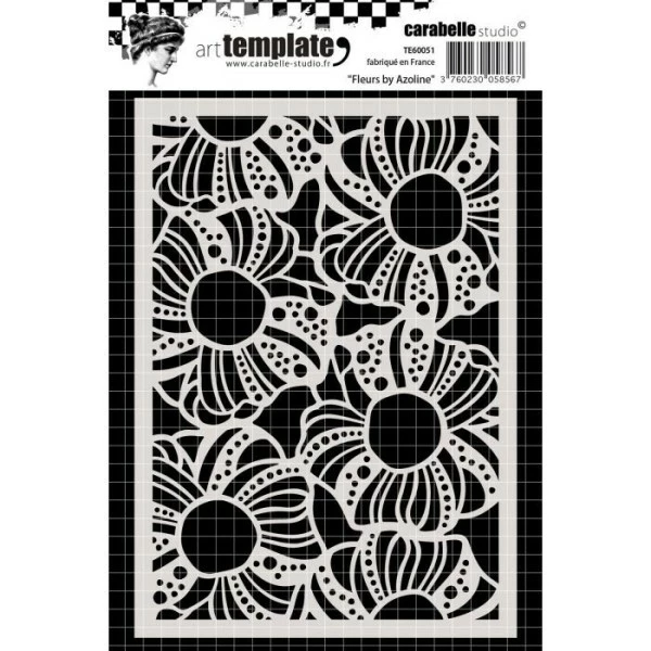 Pochoir Art Template Fleurs - Carabelle Studio 1 Pochoir Art Template Fleurs - Carabelle Studio