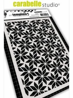 Pochoir Art Template Fleurs Géométriques - Carabelle Studio