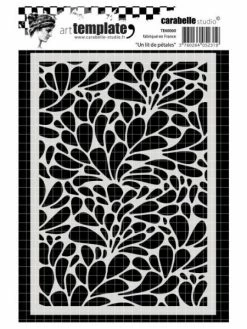 Pochoir Art Template Un Lit De Pétales - Carabelle Studio
