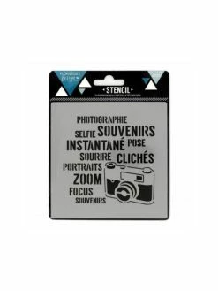 Pochoir Focus Souvenirs - Florilèges Design