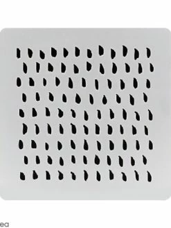 Florilèges Design Pochoir Par Petites Touches - 12 X 12 Cm 6 Florilèges Design Pochoir Par Petites Touches - 12 X 12 Cm -V-Zug shop pochoir par petites touches 12 x 12 cm p 2