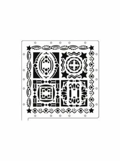 Fiskars Pochoir Scrapboss "joyeux"