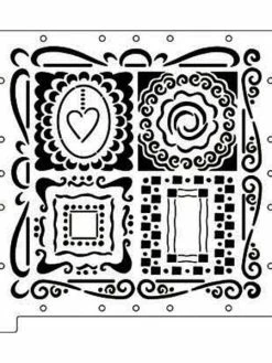 Fiskars Pochoir Scrapboss "mystique"