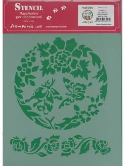 Pochoir Souple En Polyester Transparent Réutilisable Décoration Japonaise A4 Stamperia KSG243