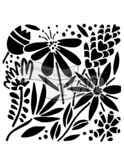 Carabelle Studio Pochoir Template Summer Burst - The Crafter's Workshop