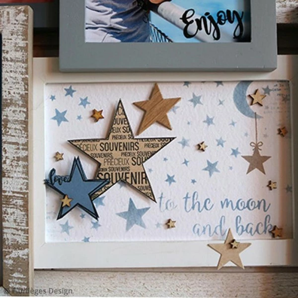 Florilèges Design Pochoir To The Moon - 12 X 12 Cm 3 Florilèges Design Pochoir To The Moon - 12 X 12 Cm – Image 3