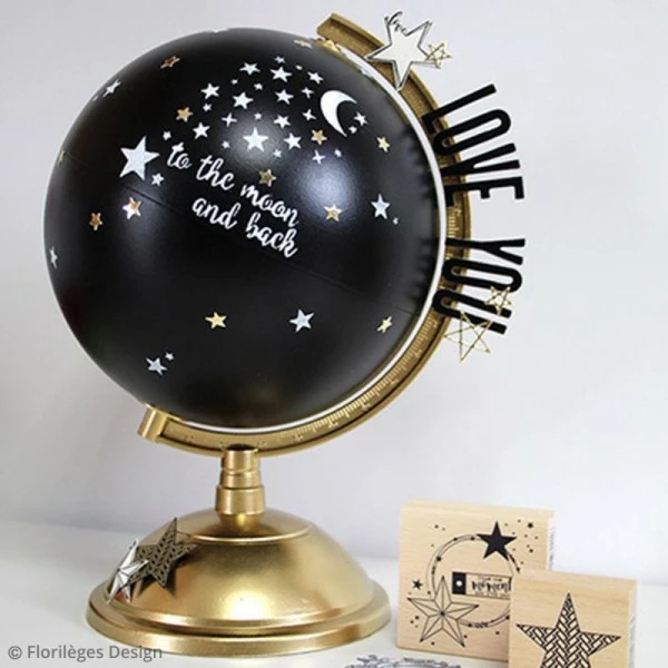 Florilèges Design Pochoir To The Moon - 12 X 12 Cm 4 Florilèges Design Pochoir To The Moon - 12 X 12 Cm – Image 4