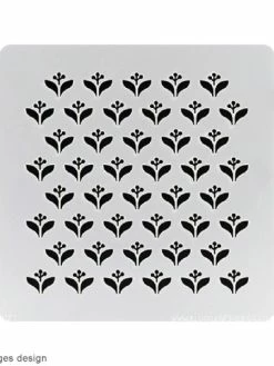 Florilèges Design Pochoir Touche Scandinave - 12 X 12 Cm -V-Zug shop pochoir touche scandinave 12 x 12 cm p 2