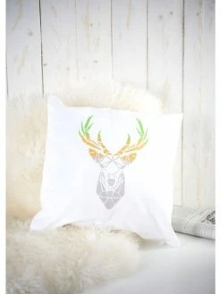 Artif Pochoir Trophée Tête De Cerf Géométrique , Dim. 26 X 19 Cm En Plastique, Planche A4 -V-Zug shop pochoir trophee tete de cerf geometrique dim 26 x 19 cm en plastique planche a4 p 4