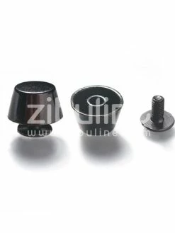 Zibuline Poignée Rivet - Conique Noire