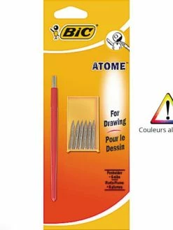 Porte-plumes Atome Bic - Dessin - 6 Plumes