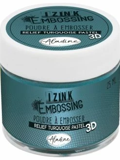 Aladine Poudre à Embosser - Turquoise Pastel - 25 Ml
