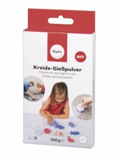 Rayher Poudre De Moulage Pour Fabriquer Sa Craie 200 G - Blanc