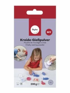 Rayher Poudre De Moulage Pour Fabriquer Sa Craie 200 G - Rose