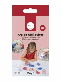 Rayher Poudre De Moulage Pour Fabriquer Sa Craie 200 G - Rouge