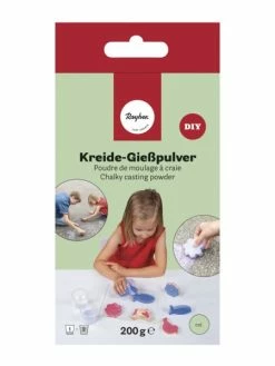 Rayher Poudre De Moulage Pour Fabriquer Sa Craie 200 G - Vert