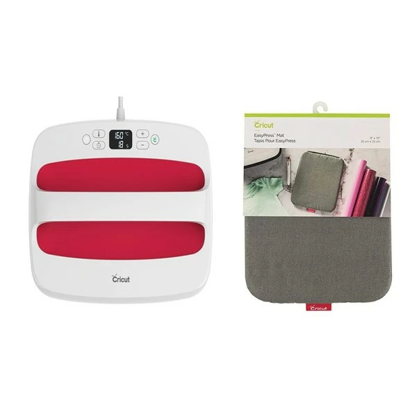 Presse à Chaud Easy Press 2 Cricut 30 X 25 Cm + Tapis 25 X 20 Cm 1 Presse à Chaud Easy Press 2 Cricut 30 X 25 Cm + Tapis 25 X 20 Cm