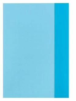 Herlitz Protège-cahier - A4 - En PP - Bleu Transparent