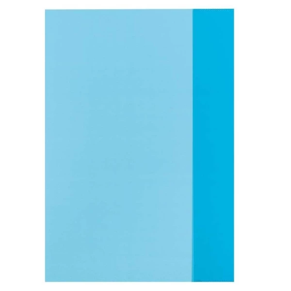 Herlitz Protège-cahier - A4 - En PP - Bleu Transparent 1 Herlitz Protège-cahier - A4 - En PP - Bleu Transparent