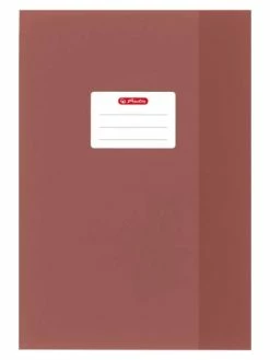 Herlitz Protège-cahier - A4 - En PP - Gaufré (raphia) - Marron