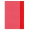 Herlitz Protège-cahier - A4 - En PP - Rouge Transparent