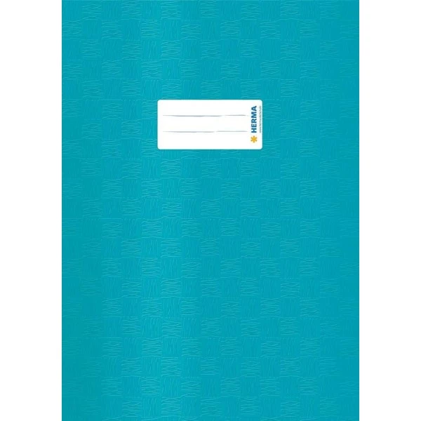 Herma Protège-cahier, A4, En PP - Turquoise Opaque 1 Herma Protège-cahier, A4, En PP - Turquoise Opaque