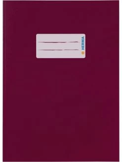 Herma Protège-cahier, En Carton, A5 - Bordeaux