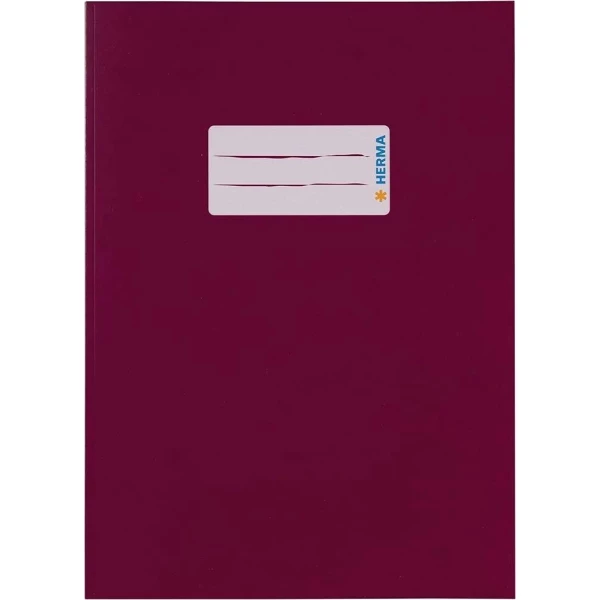 Herma Protège-cahier, En Carton, A5 - Bordeaux 1 Herma Protège-cahier, En Carton, A5 - Bordeaux