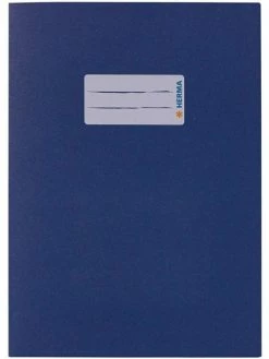 Herma Protège-cahier, En Papier, A5 - Bleu Foncé