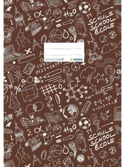 Herma Protège-cahier "Schoolydoo", A4, En PP - Marron